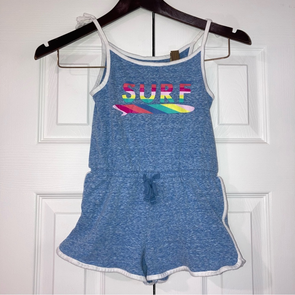 Boden Girls 5-6Y String Summer Surf Shorts Romper